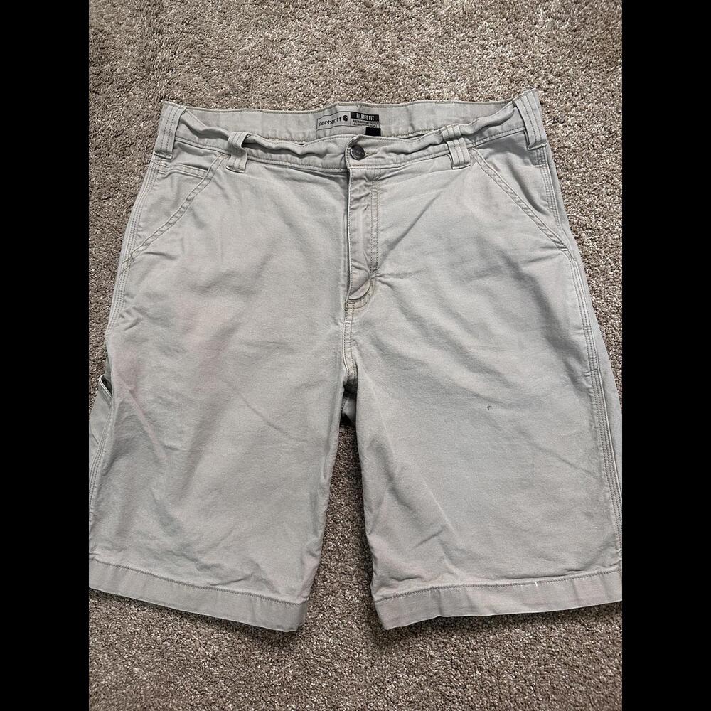 Mens Khaki Carhartt Shorts Size: 34